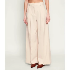 Weekend MaxMara Spodnie WKDASTA | flare fit | z dodatkiem wełny