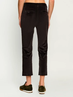 Weekend MaxMara Spodnie Wkdmarruca | Slim Fit | sztruks brązowy