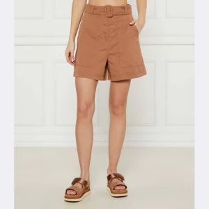 Weekend MaxMara Szorty CIRINO | Relaxed fit | z dodatkiem lnu