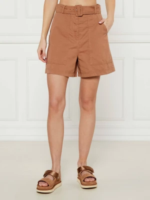 Weekend MaxMara Szorty CIRINO | Relaxed fit | z dodatkiem lnu