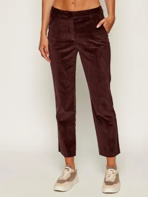 Weekend MaxMara Sztruksowe spodnie MARRUCA | Slim Fit