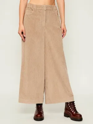 Weekend MaxMara Sztruksowe spodnie URSOLA | Relaxed fit