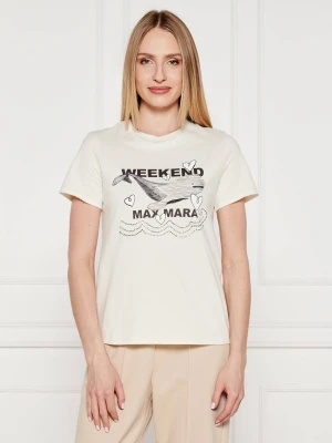 Weekend MaxMara T-shirt GUGLIA | Regular Fit ecru