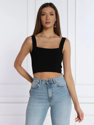 Weekend MaxMara Top TRESA | Cropped Fit czarny