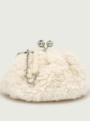 Weekend MaxMara Torebka na ramię Pasticcino MICIO | shearling