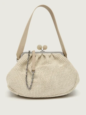 Weekend MaxMara Torebka na ramię WKAFORTUNA Pasticcino beżowy