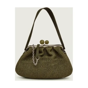 Weekend MaxMara Torebka na ramię WKAFORTUNA Pasticcino | z dodatkiem skóry