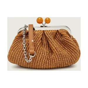 Weekend MaxMara Torebka na ramię WKAPALMAS Pasticcino | z dodatkiem skóry