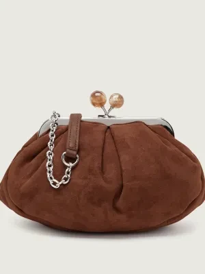 Weekend MaxMara Torebka na ramię WKAVALOIS Pasticcino | zamsz