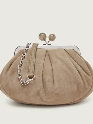 Weekend MaxMara Torebka na ramię WKAVALOIS Pasticcino | zamsz