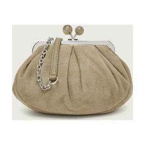 Weekend MaxMara Torebka na ramię WKAVALOIS Pasticcino | zamsz