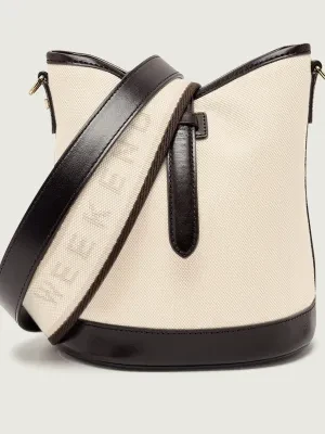 Weekend MaxMara Torebka na ramię WKAVASAIO | z dodatkiem skóry