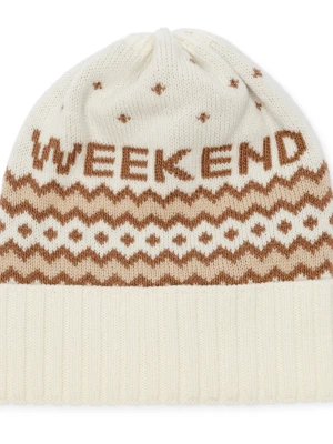 Weekend MaxMara Wełniana czapka ORIETTA