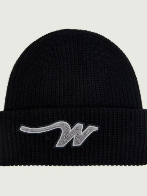 Weekend MaxMara Wełniana czapka Wkaalben czarny