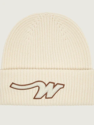 Weekend MaxMara Wełniana czapka Wkaalben ecru