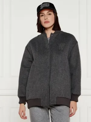 Weekend MaxMara Wełniana kurtka bomber | Loose fit