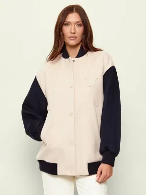 Weekend MaxMara Wełniana kurtka bomber WKDELLISSE | Relaxed fit