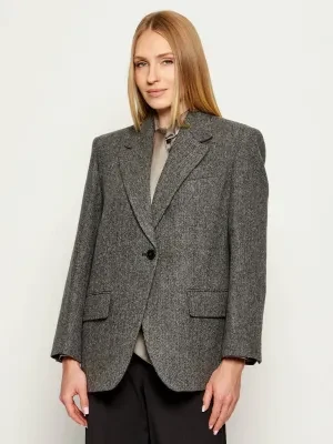 Weekend MaxMara Wełniana marynarka TRONTO | Oversize fit