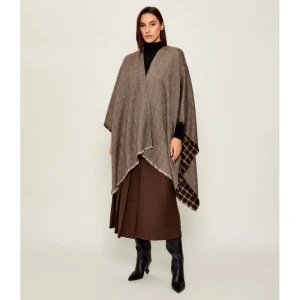Weekend MaxMara Wełniane ponczo OGNUNO | Oversize fit
