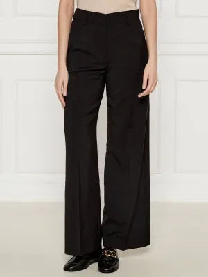 Weekend MaxMara Wełniane spodnie VISIVO | flare fit