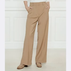 Weekend MaxMara Wełniane spodnie VISIVO | flare fit