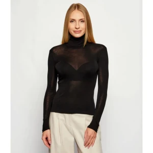 Weekend MaxMara Wełniany golf TESEO | Slim Fit | z dodatkiem jedwabiu