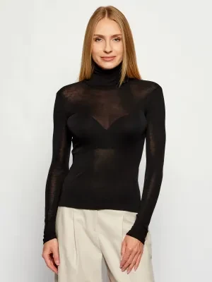 Zdjęcie produktu Weekend MaxMara Wełniany golf TESEO | Slim Fit | z dodatkiem jedwabiu