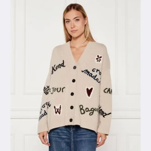 Weekend MaxMara Wełniany kardigan BELGIO | Oversize fit