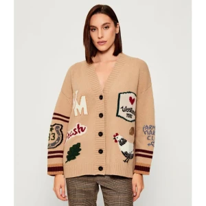 Weekend MaxMara Wełniany kardigan BELGIO | Oversize fit