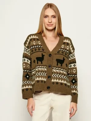 Weekend MaxMara Wełniany kardigan OVATTA | Loose fit