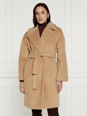 Weekend MaxMara Wełniany płaszcz EMMY