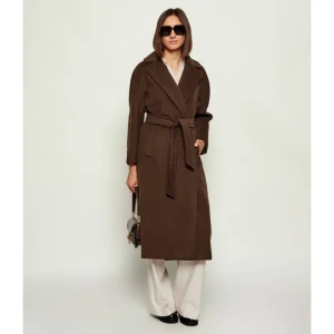 Weekend MaxMara Wełniany płaszcz TEMPERA