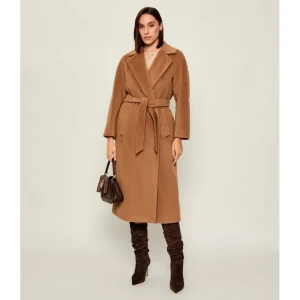 Weekend MaxMara Wełniany płaszcz TEMPERA