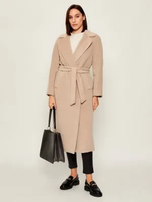 Weekend MaxMara Wełniany płaszcz TEMPERA