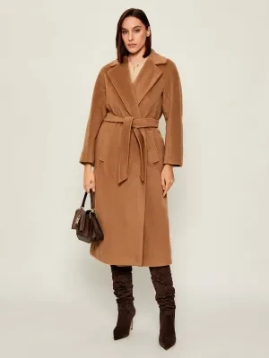 Weekend MaxMara Wełniany płaszcz TEMPERA