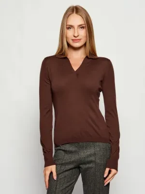 Weekend MaxMara Wełniany sweter CAPPA | Regular Fit | z dodatkiem kaszmiru