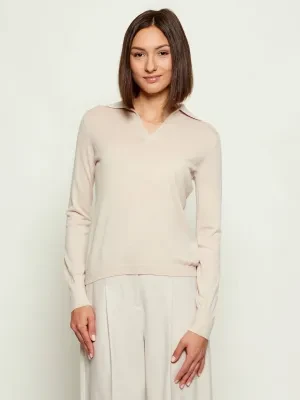 Weekend MaxMara Wełniany sweter CAPPA | Regular Fit | z dodatkiem kaszmiru