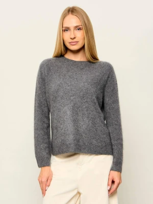 Weekend MaxMara Wełniany sweter Wkdeco | Regular Fit | z dodatkiem kaszmiru szary