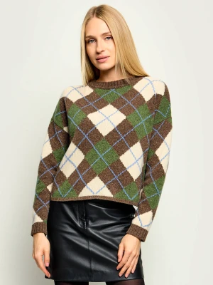 Weekend MaxMara Wełniany sweter Wkdvasaio | Regular Fit | z dodatkiem jedwabiu