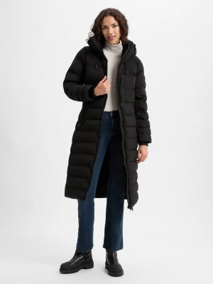 Wellensteyn Damski płaszcz funkcjonalny - Cordoba Long Kobiety Sztuczne włókno czarny,