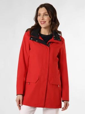 Wellensteyn Damski płaszcz funkcjonalny - Modena Kobiety Sztuczne włókno czerwony jednolity,