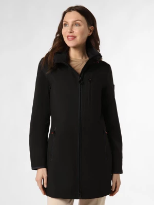 Wellensteyn Damski płaszcz funkcyjny Kobiety Sztuczne włókno czarny jednolity,
