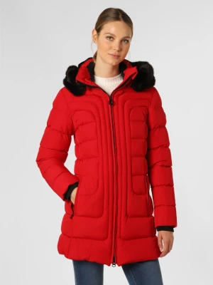 Wellensteyn Damski płaszcz pikowany Kobiety Sztuczne włókno czerwony jednolity,