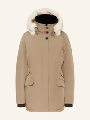 Wellensteyn Kurtka Enterprise Z Odpinanym Sztucznym Futerkiem beige