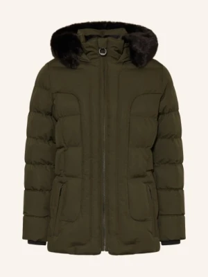 Wellensteyn Kurtka Pikowana Belvitesse Ze Sztucznym Futrem gruen