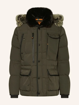 Wellensteyn Kurtka Pikowana Marvellous Ze Sztucznym Futrem I Izolacją Sorona® Aura gruen