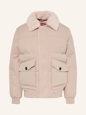 Wellensteyn Kurtka Pikowana Saphire Z Sztucznym Futrem beige