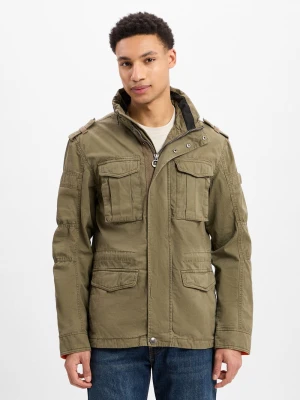 Wellensteyn Męska kurtka polowa - Colonel Mężczyźni zielony jednolity,