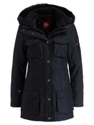 Wellensteyn Parka Schneezauber Z Odpinanym Sztucznym Futrem blau