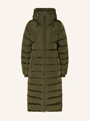 Wellensteyn Płaszcz Pikowany Cordoba Long Z Izolacją Dupont™ Sorona® gruen